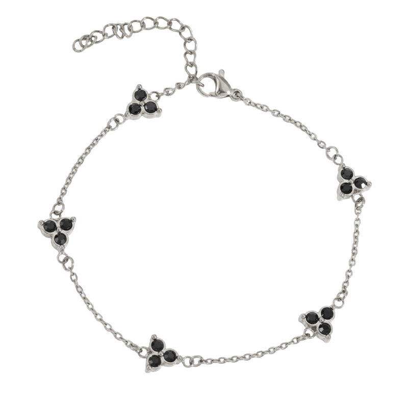 Bracelet trèfle à 3 feuilles, style chic et habillé, homme moderne et tendance, modèle Rapha - La Boutique du Bracelet