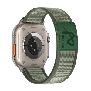 Bracelet velcro en nylon ultra léger et sécurisé, pour Apple Watch, Fearless, ajustable, modèle Mercury - La Boutique du Bracelet