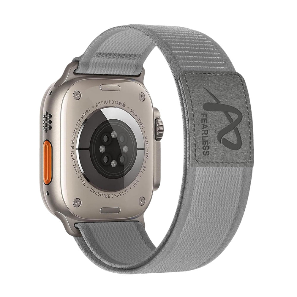 Bracelet velcro en nylon ultra léger et sécurisé, pour Apple Watch, Fearless, ajustable, modèle Mercury - La Boutique du Bracelet