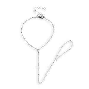 Chaîne de doigt, en acier inoxydable, pour femme, modèle Valana - La Boutique du Bracelet
