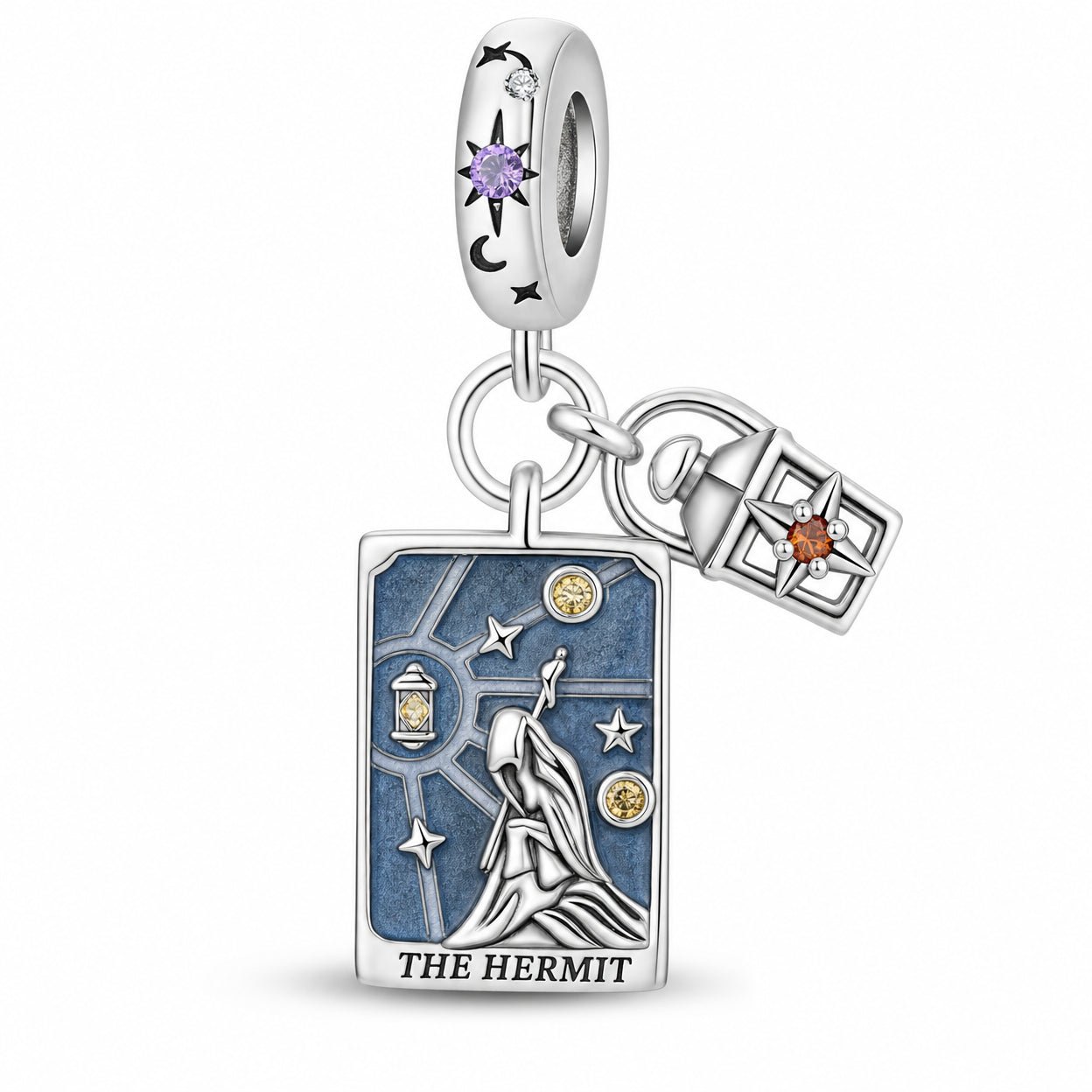Klassisk charm, tarotkortet Eremitten, til kvinder, model Hermita