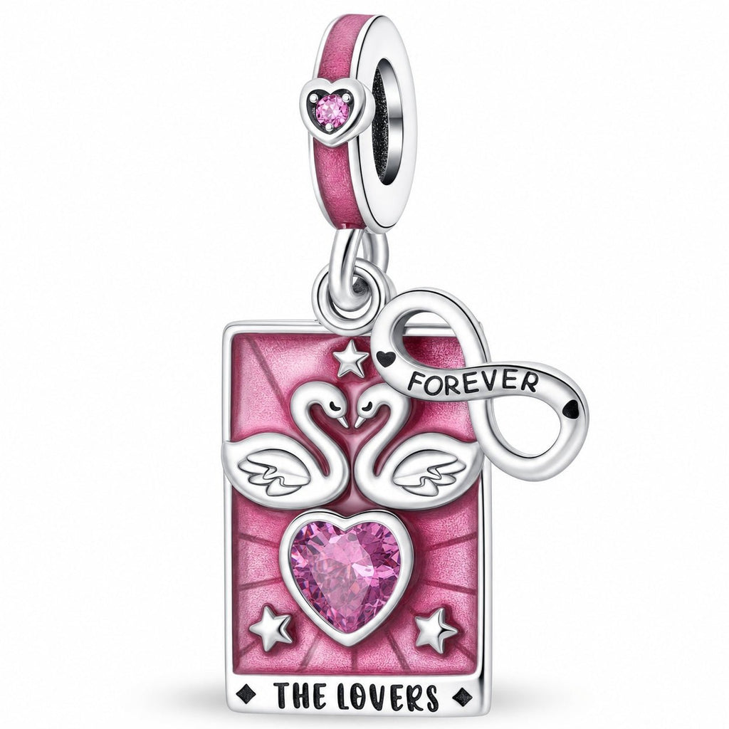 Klassisk charm, tarotkortet De Elskende, til kvinder, model Amoris