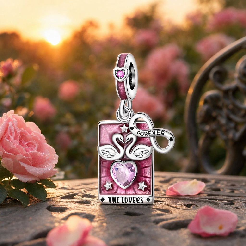 Klassisk charm, tarotkortet De Elskende, til kvinder, model Amoris