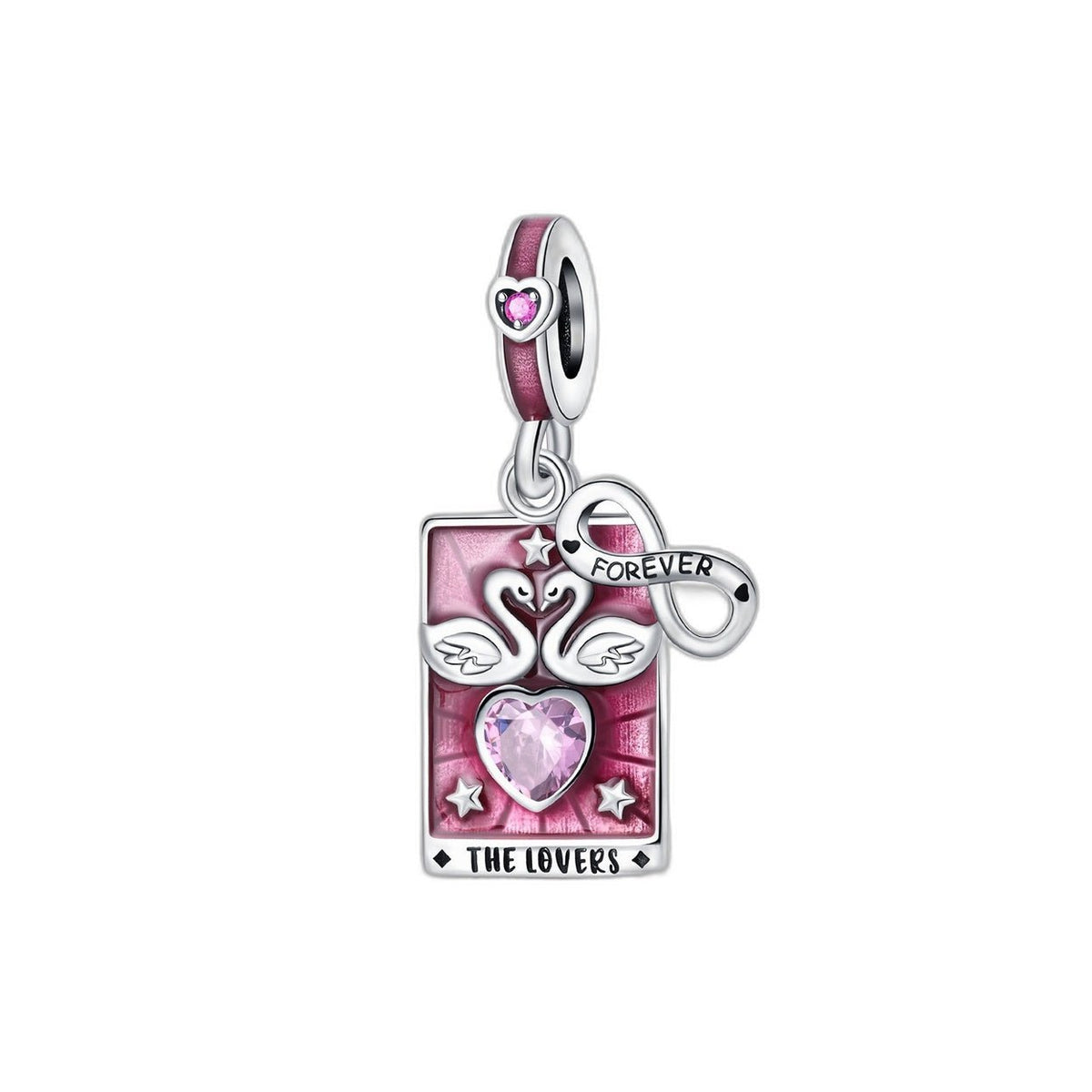 Klassisk charm, tarotkortet De Elskende, til kvinder, model Amoris