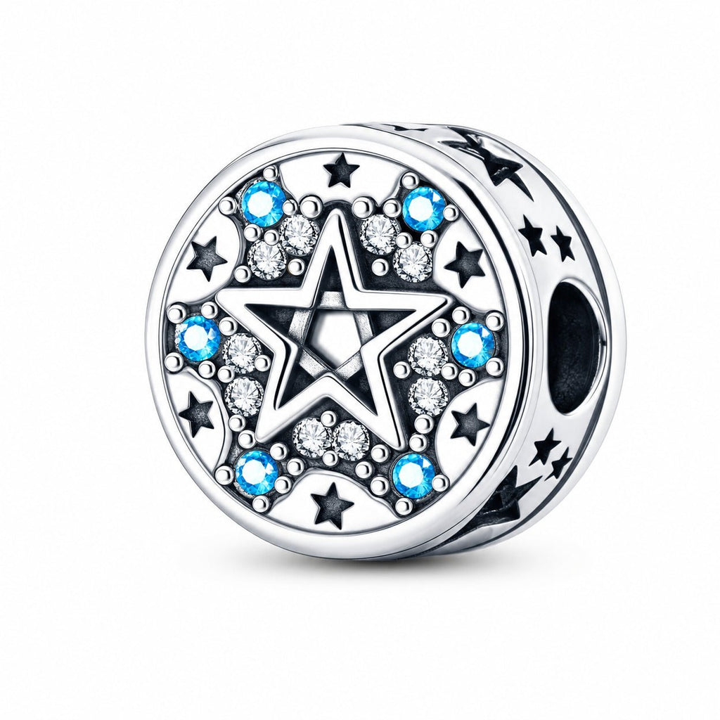 Klassisk charm, tarotkort pentakel-perle, til kvinder, model Orbika