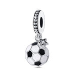 Charm pendant ballon de foot, pour femme, modèle Alexia - La Boutique du Bracelet