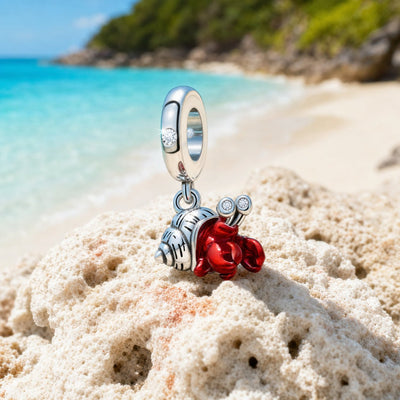 Charm pendant, bernard-l'ermite, pour femme, modèle Pagurus