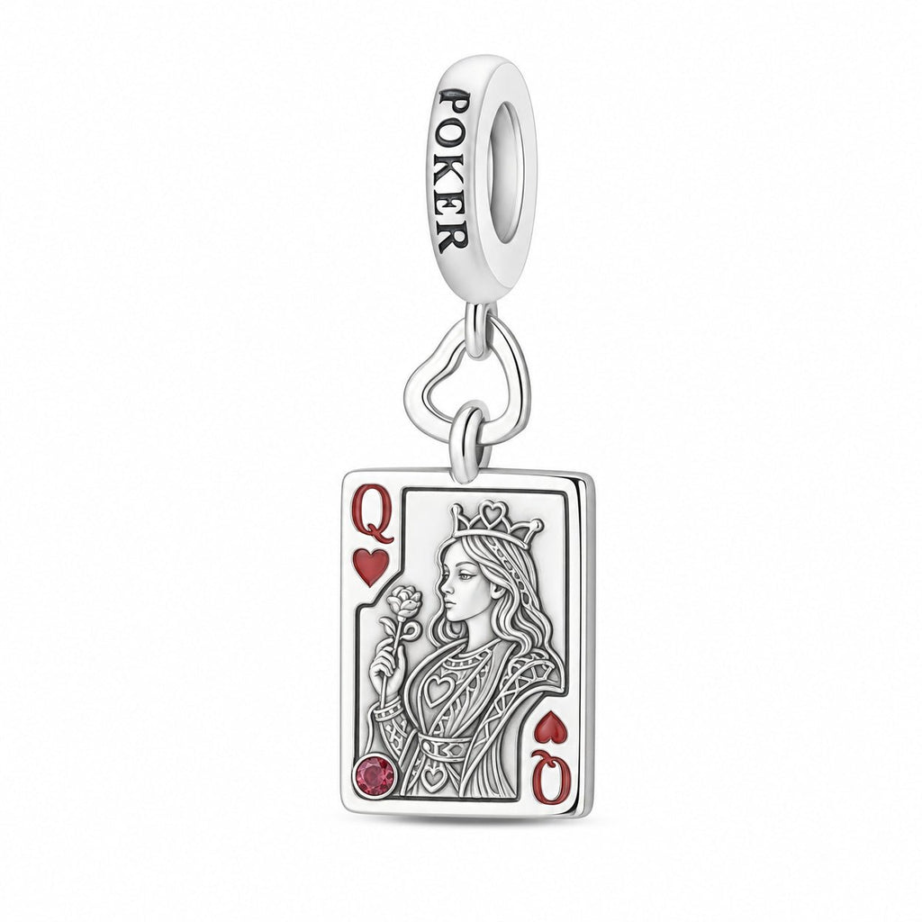 Ciondolo charm, Dame de coeur, per donna, modello Cordelia