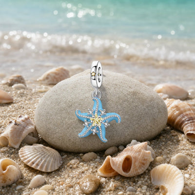 Charm pendant, étoile de mer, pour femme, modèle Astraea