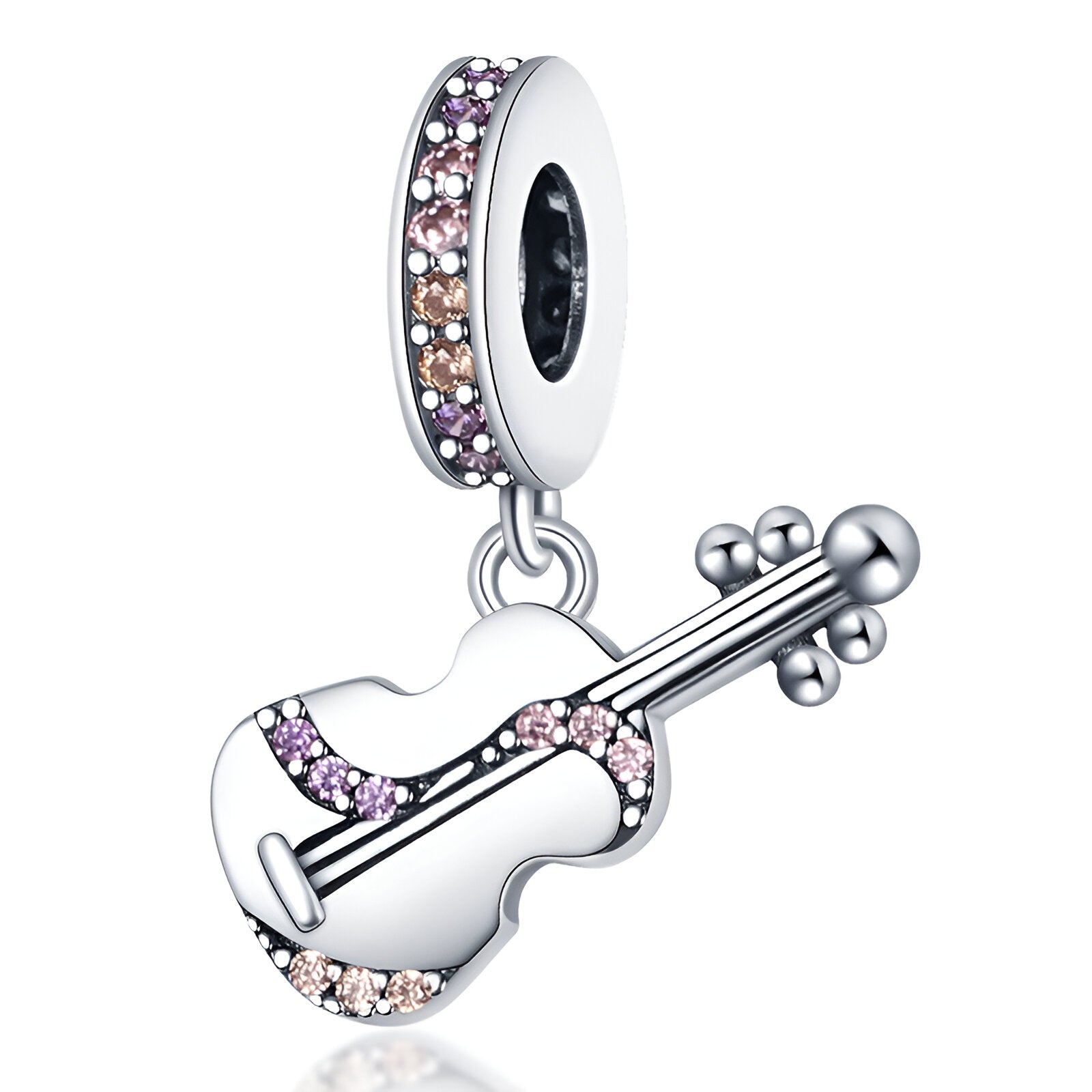 Charm pendant guitare, pour femme, modèle Xylina - La Boutique du Bracelet