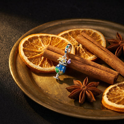 Bedel feestelijke cocktail, glinsterende emaille en reliëf sterren, voor dames, model Sterrencocktail