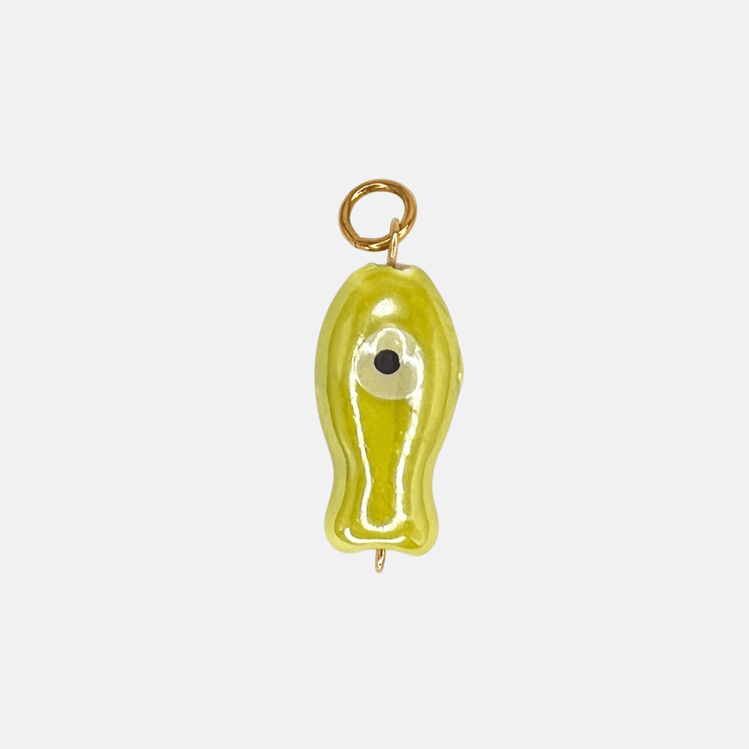 Charm for chain bracelet, Fish Apple model