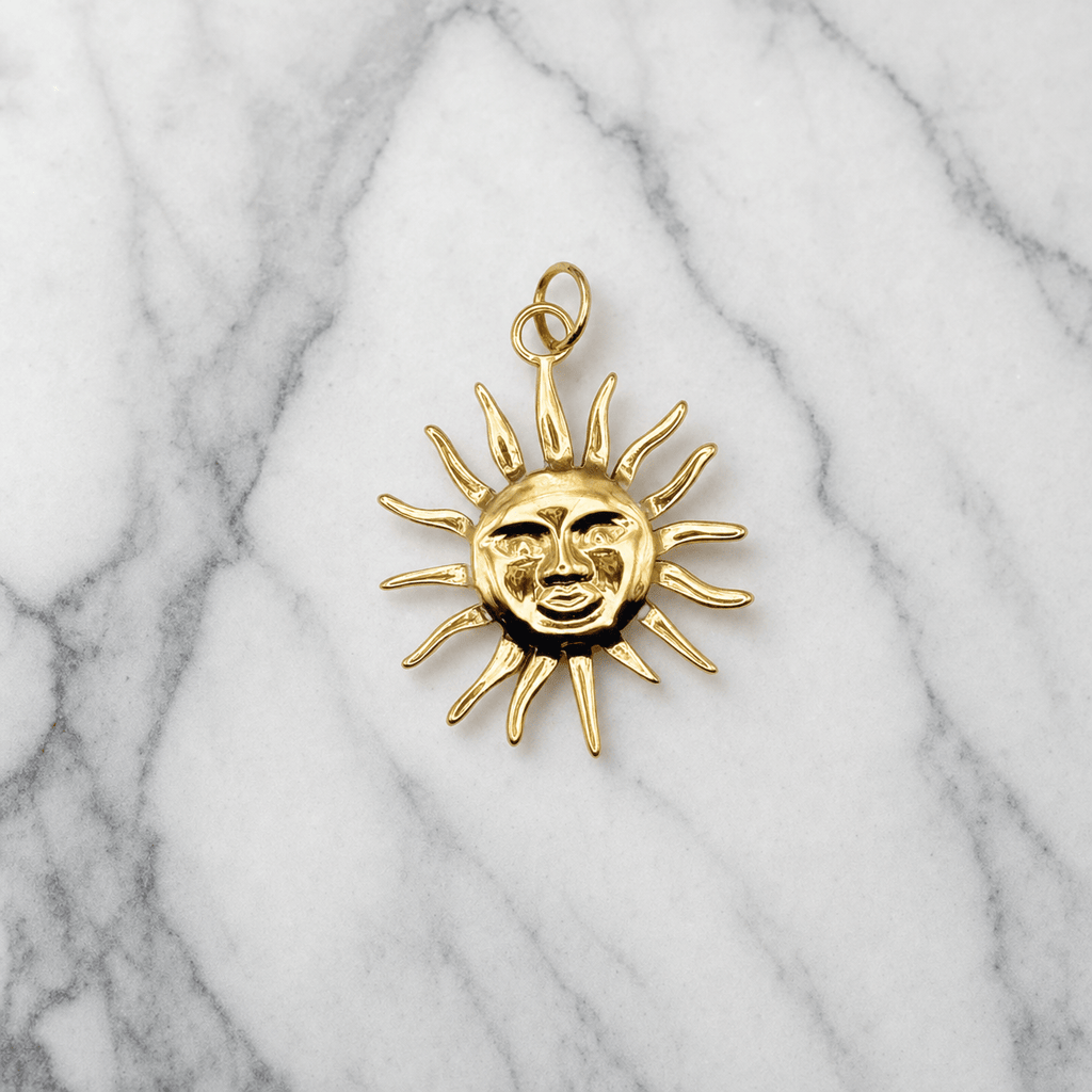 Charm for chain bracelet, Sun model