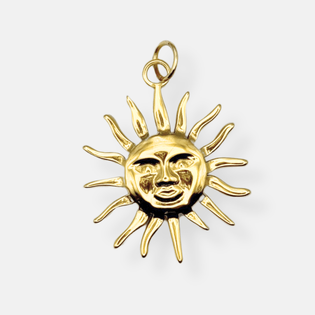 Charm for chain bracelet, Sun model