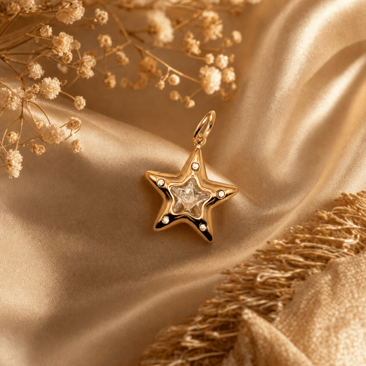 Charm for chain bracelet, Star model