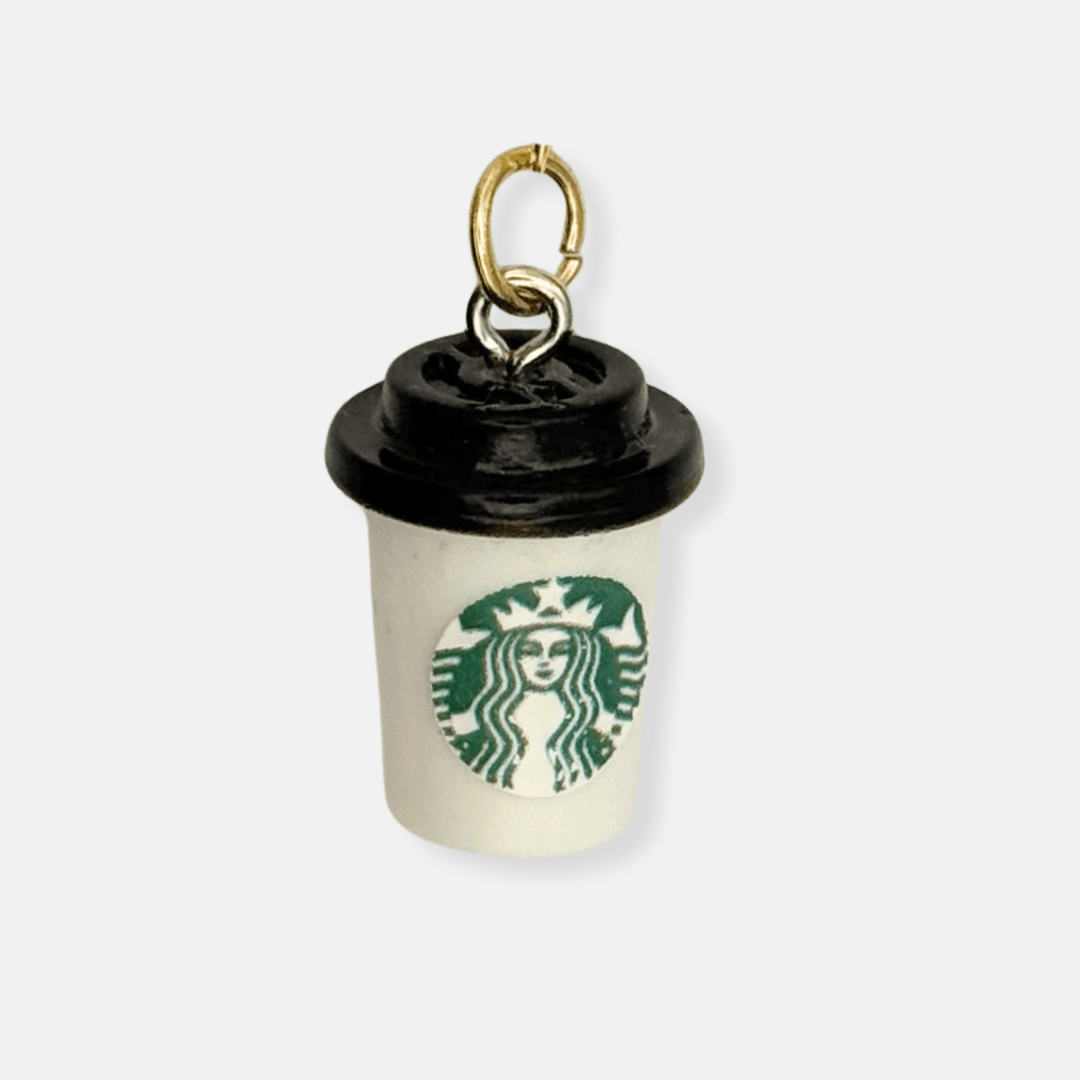 Charm for chain bracelet, White Cup model