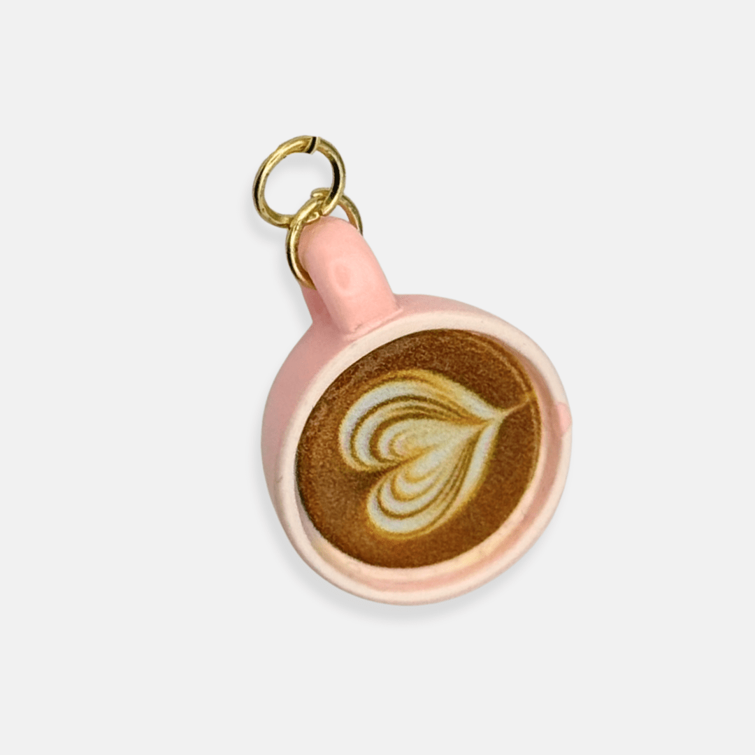 Charm for chain bracelet, Rose Cup model