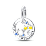 Charm signe du zodiaque scorpion, pour femme, modèle Damaris - La Boutique du Bracelet