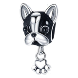 Charm tête de bulldog français, pour femme, modèle Ailis - La Boutique du Bracelet