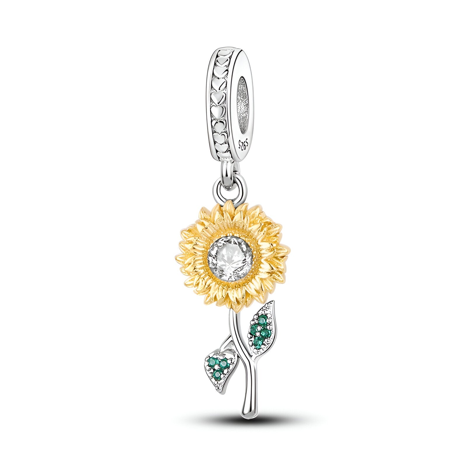 Charm tournesol, pour femme, modèle Ariella - La Boutique du Bracelet