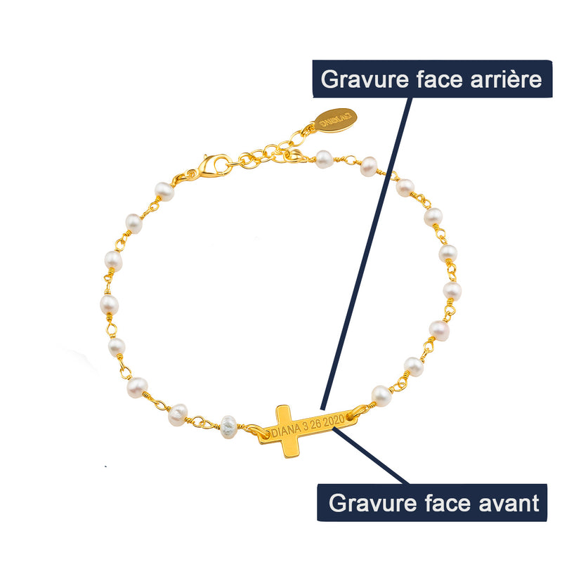 Vista previa de la personalización del brazalete modelo Dalila