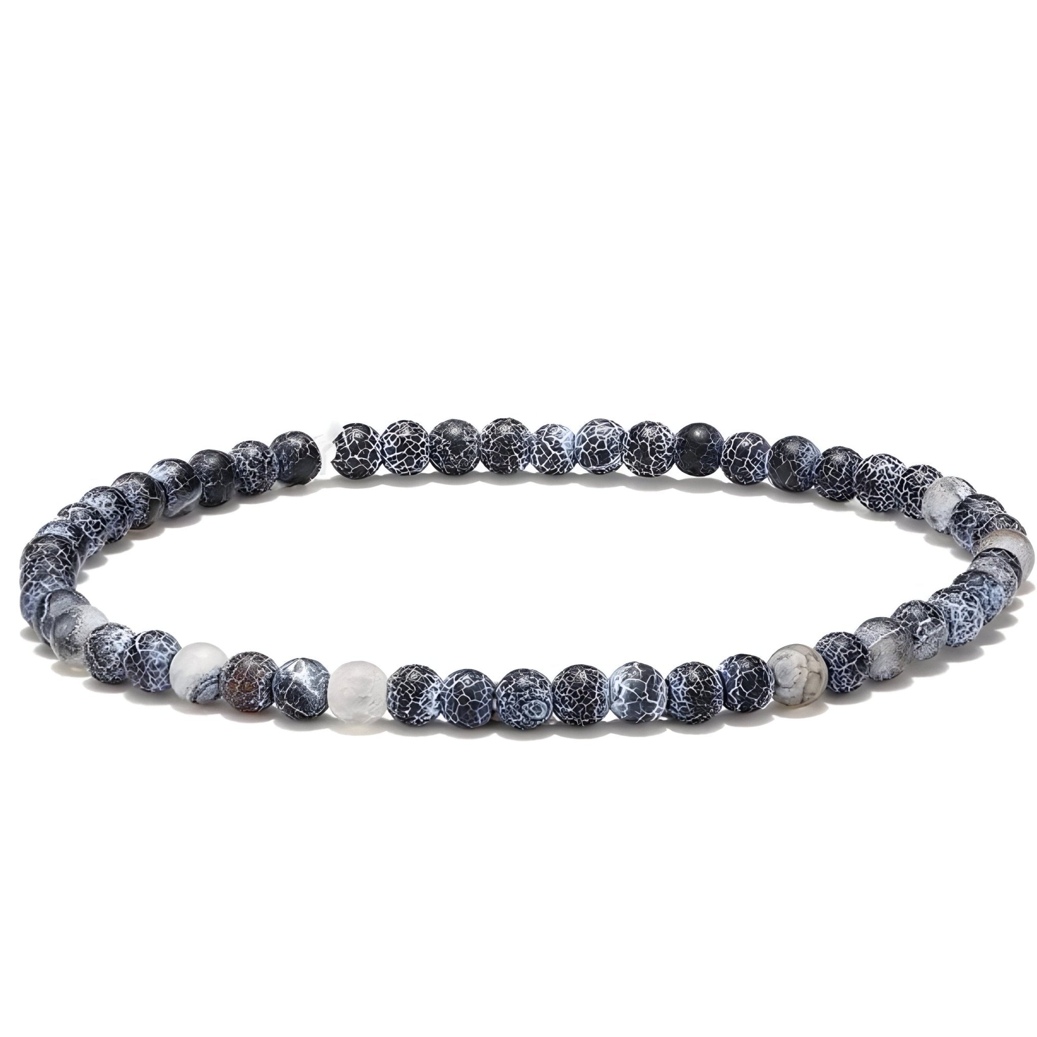 Ensemble de bracelets, en agate et cuivre, pour homme, modèle Elliot - La Boutique du Bracelet