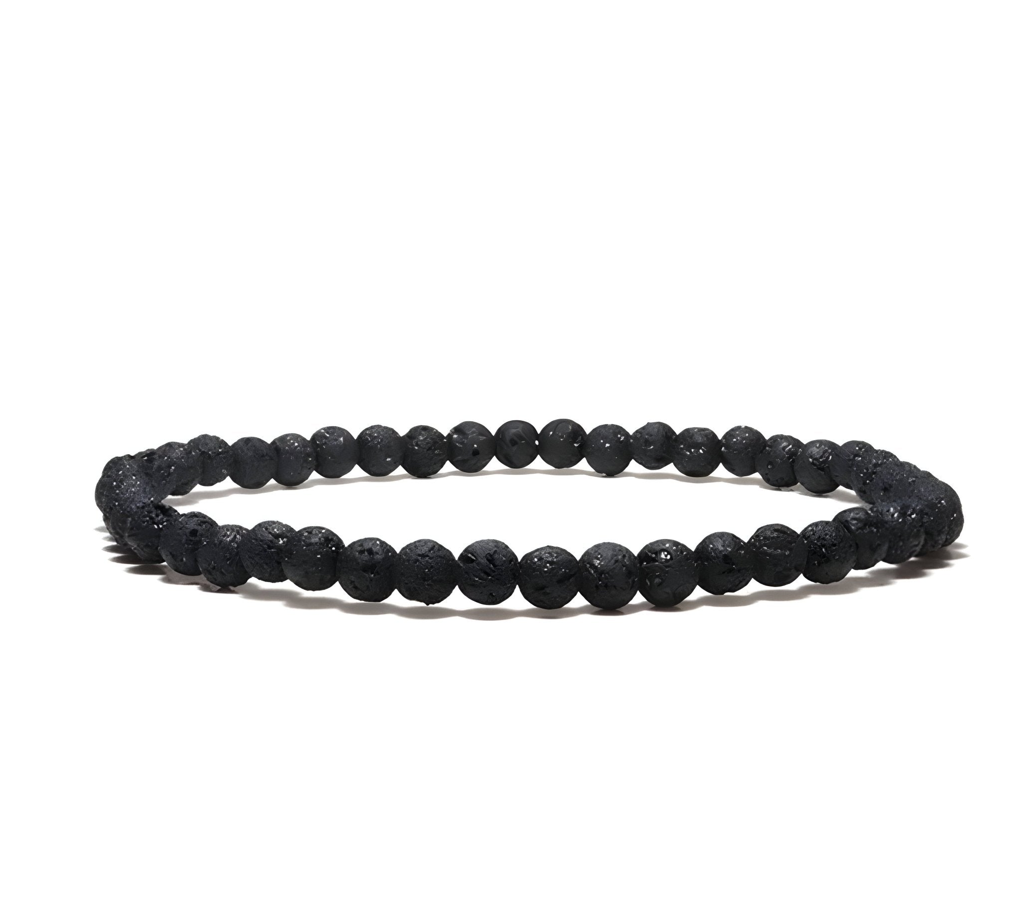 Ensemble de bracelets, pierres volcaniques et cuivre, pour homme, modèle Steven - La Boutique du Bracelet