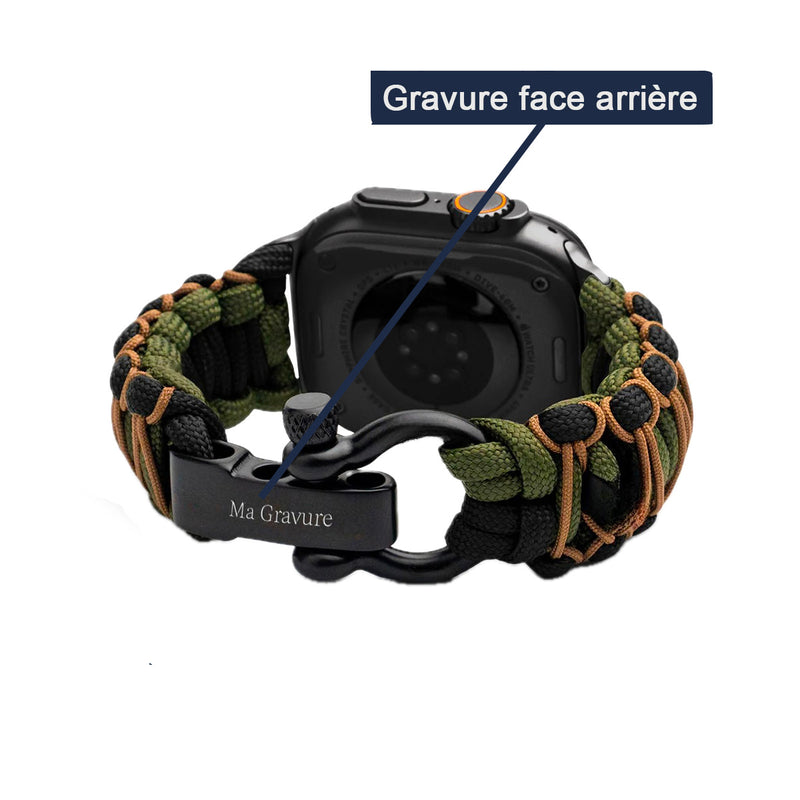 Aperçu de la personnalisation du Bracelet modèle Bakari