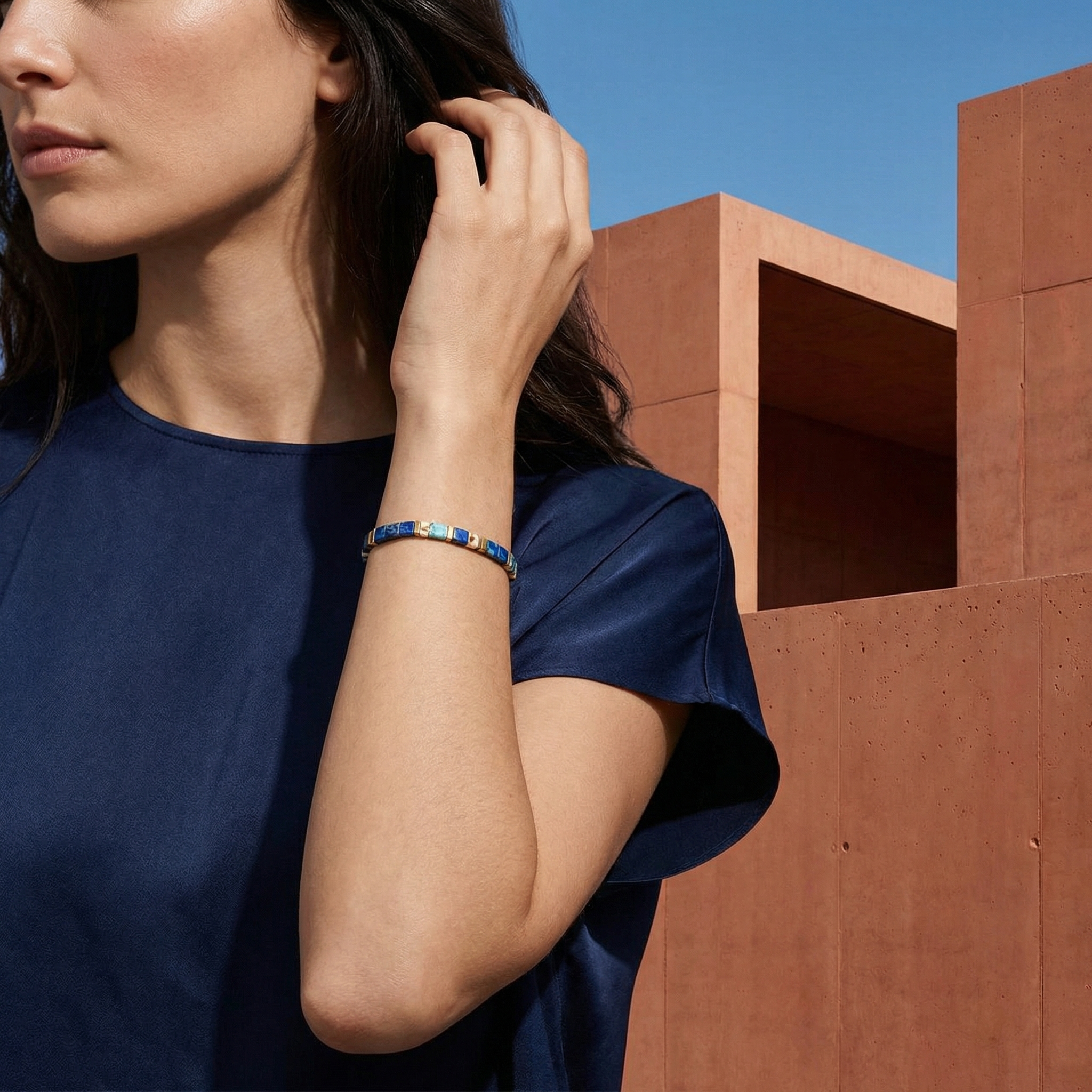 Japanese Beaded Bracelet for Women, Rika Model