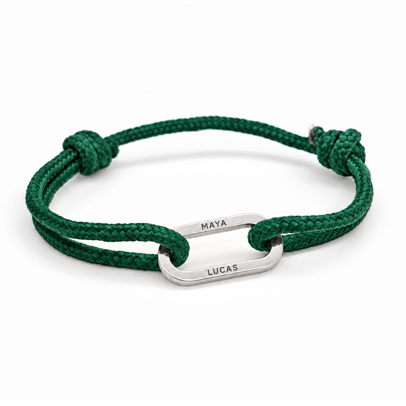 Milor Vert foncé et argent — MAYA / LUCAS