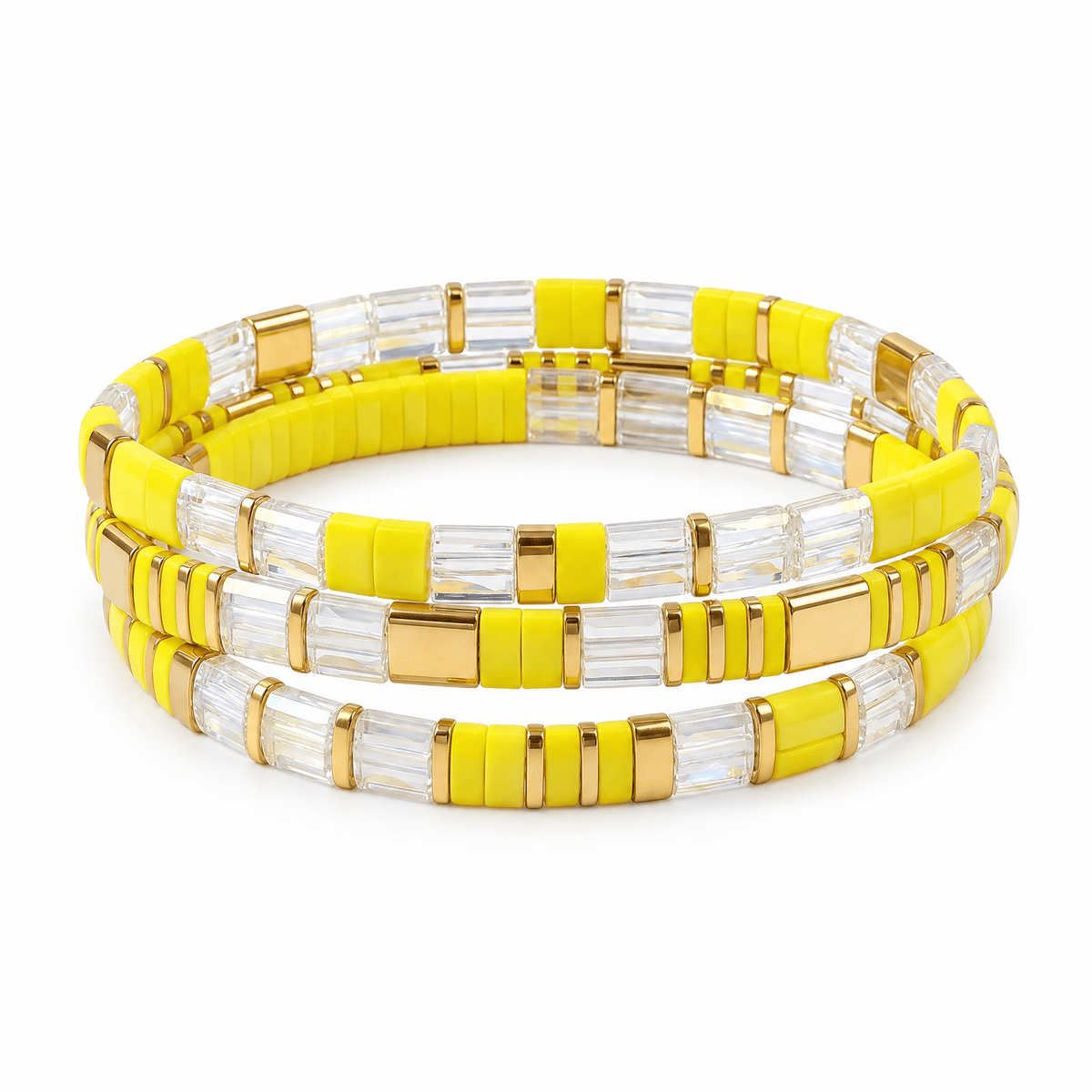 Packshot Kokoro Jaune posé de face sur fond blanc