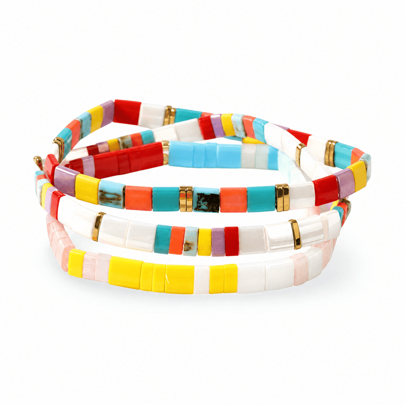 Packshot Takako Multicolore posé de face sur fond blanc