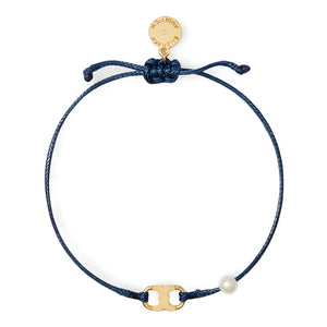 Bracelet cordon pour femme, design minimaliste et perle, modèle Audrey - La Boutique du Bracelet