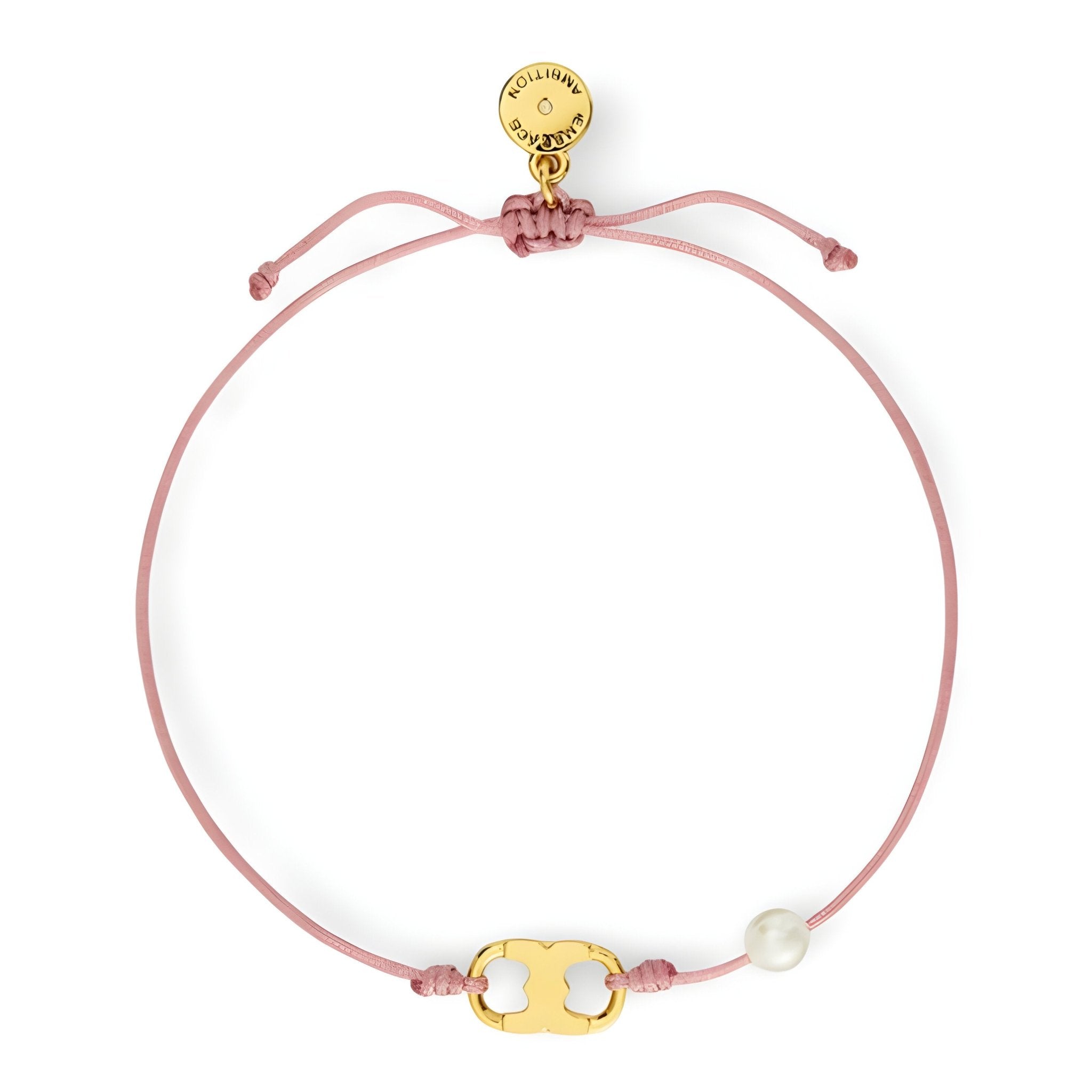 Bracelet cordon pour femme, design minimaliste et perle, modèle Audrey - La Boutique du Bracelet