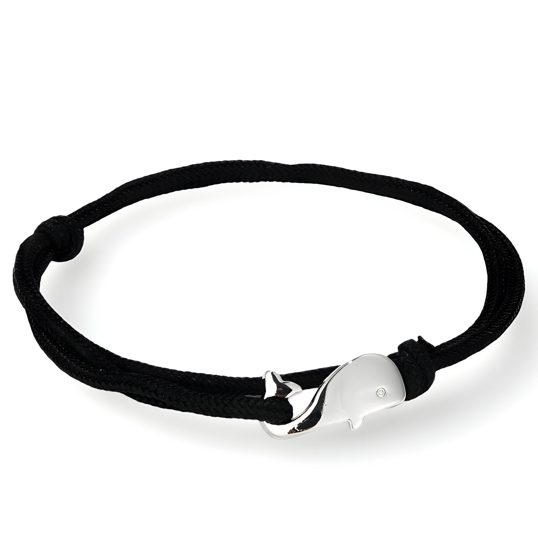 Bracelet cordon pour homme, baleine, modèle Léonard - La Boutique du Bracelet