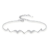 Bracelet en argent sterling pour femme, forme symétrique, modèle Sally - La Boutique du Bracelet