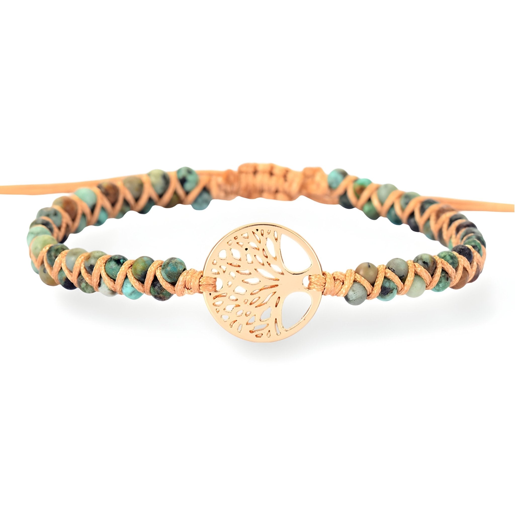 Bracciale Donna Con Albero Della Vita – Acciaio Inossidabile E Zirconi – Regolabile